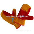 Russian Yellow Cow Split Leather mitten, Welding glove